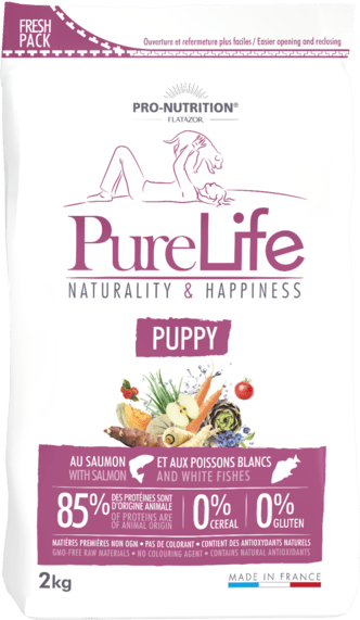 PURE LIFE ADULT 7+ з качкою та білою рибою беззерновий сухий корм для собак віком від 7 років